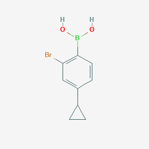 (2-Bromo-4-cyclopropylphenyl)boronic acid