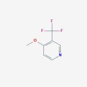 molecular formula C7H6F3NO B1408137 4-甲氧基-3-(三氟甲基)吡啶 CAS No. 1214346-70-9