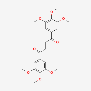 molecular formula C22H26O8 B14081378 1,4-Bis(3,4,5-trimethoxyphenyl)butane-1,4-dione CAS No. 101394-53-0