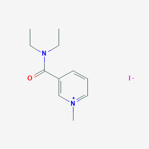 3-(Diethylcarbamoyl)-1-methylpyridin-1-ium iodide