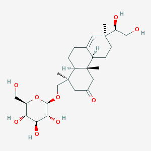 molecular formula C26H42O9 B14081401 Pubeside D 