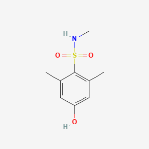 molecular formula C9H13NO3S B1408145 4-hydroxy-N,2,6-trimethylbenzenesulfonamide CAS No. 1704069-05-5