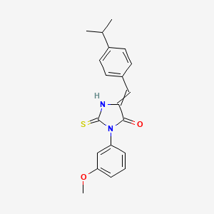 5-(4-Isopropylbenzylidene)-3-(3-methoxyphenyl)-2-thioxoimidazolidin-4-one