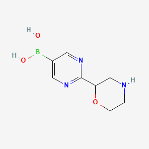 (2-(Morpholin-2-yl)pyrimidin-5-yl)boronic acid