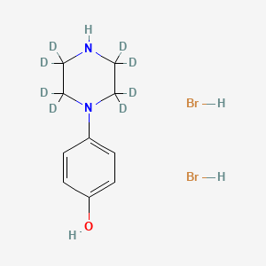 N-(4-Hydroxyphenyl)piperazine-d8, Dihydrobromide