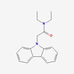 9H-Carbazole-9-acetamide, N,N-diethyl-