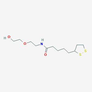 5-(1,2-Dithiolan-3-yl)-N-(2-(2-hydroxyethoxy)ethyl)pentanamide