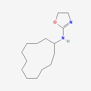 molecular formula C15H28N2O B14081600 2-(Cyclododecylamino)-2-oxazoline CAS No. 101932-31-4