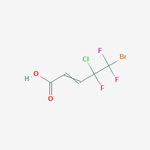 5-bromo-4-chloro-4,5,5-trifluoropent-2-enoic acid