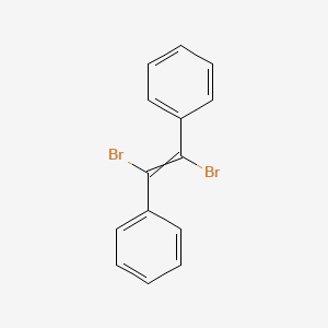 molecular formula C14H10Br2 B14081644 Dibromostilbene CAS No. 32047-17-9