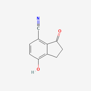 7-hydroxy-3-oxo-2,3-dihydro-1H-indene-4-carbonitrile