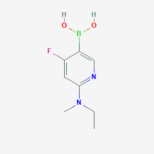 (6-(Ethyl(methyl)amino)-4-fluoropyridin-3-yl)boronic acid