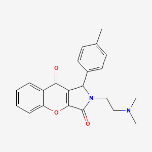 2-(2-(Dimethylamino)ethyl)-1-(p-tolyl)-1,2-dihydrochromeno[2,3-c]pyrrole-3,9-dione