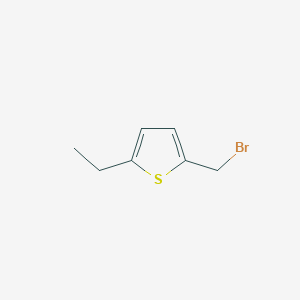 molecular formula C7H9BrS B14081804 2-(Bromomethyl)-5-ethylthiophene CAS No. 442910-38-5