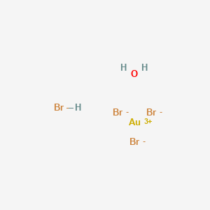 Gold(3+);tribromide;hydrate;hydrobromide