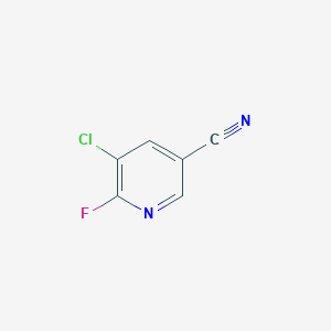 molecular formula C6H2ClFN2 B14081832 5-Chloro-6-fluoronicotinonitrile 