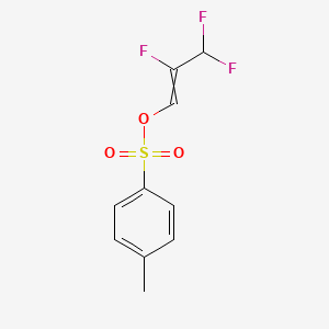 molecular formula C10H9F3O3S B14081854 1-Propen-1-ol, 2,3,3-trifluoro-, 1-(4-methylbenzenesulfonate) CAS No. 178906-26-8