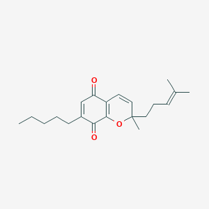 2-Methyl-2-(4-methylpent-3-enyl)-7-pentylchromene-5,8-dione