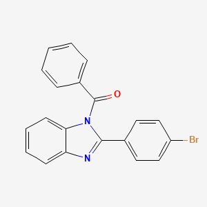 molecular formula C20H13BrN2O B14081885 [2-(4-bromophenyl)-1H-benzimidazol-1-yl](phenyl)methanone 