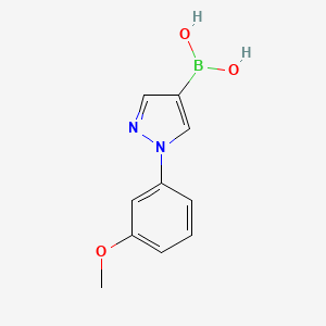 (1-(3-Methoxyphenyl)-1H-pyrazol-4-yl)boronic acid