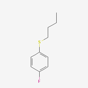 molecular formula C10H13FS B14081898 Benzene, 1-(butylthio)-4-fluoro- CAS No. 1649-99-6