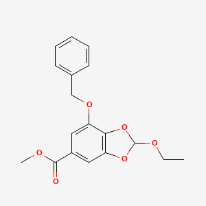 Methyl 7-(benzyloxy)-2-ethoxybenzo[d][1,3]dioxole-5-carboxylate