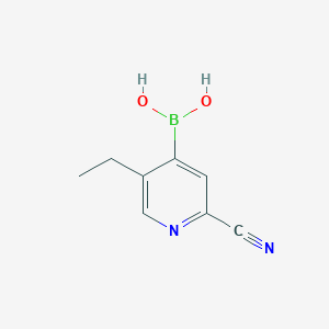 (2-Cyano-5-ethylpyridin-4-yl)boronic acid