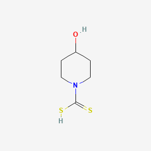 1-Piperidinecarbodithioic acid, 4-hydroxy-