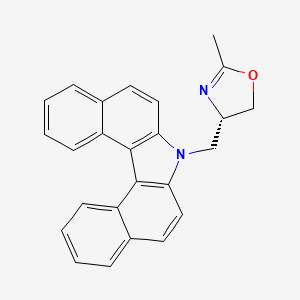 (S)-4-((7H-Dibenzo[c,g]carbazol-7-yl)methyl)-2-methyl-4,5-dihydrooxazole