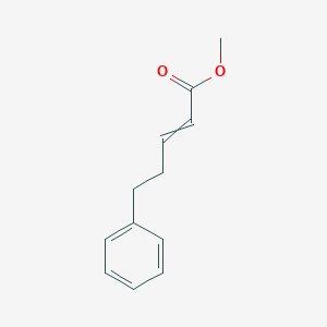 molecular formula C12H14O2 B14081994 2-Pentenoic acid, 5-phenyl-, methyl ester, (2Z)- CAS No. 129042-95-1