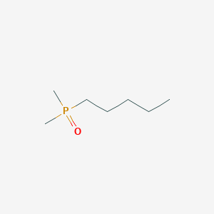 molecular formula C7H17OP B14082048 Phosphine oxide, dimethylpentyl- CAS No. 39763-51-4