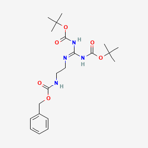 tert-Butyl N-[2-(Cbz-amino)ethylamino][(Boc-amino)methylidene]carbamate