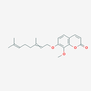 7-[(3,7-Dimethylocta-2,6-dien-1-yl)oxy]-8-methoxy-2h-chromen-2-one