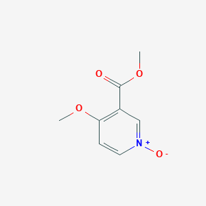 molecular formula C8H9NO4 B14082112 Methyl 4-methoxy-1-oxido-pyridine-3-carboxylate CAS No. 40899-41-0