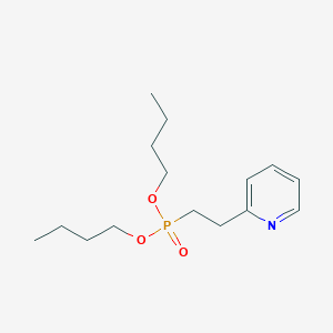 Phosphonic acid, [2-(2-pyridinyl)ethyl]-, dibutyl ester