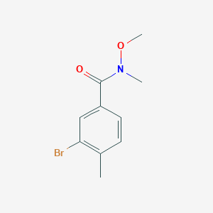 3-bromo-N-methoxy-N,4-dimethylbenzamide