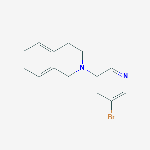 molecular formula C14H13BrN2 B14082184 2-(5-bromopyridin-3-yl)-3,4-dihydro-1H-isoquinoline 