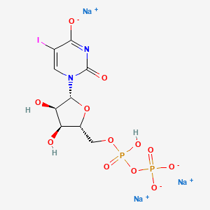 molecular formula C9H10IN2Na3O12P2 B14082231 5-Iodouridine-5'-O-diphosphatetrisodiumsalt 