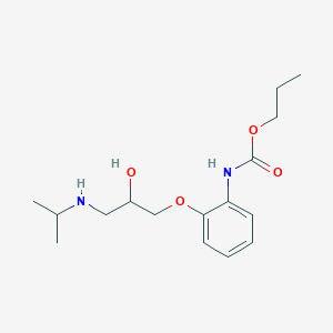 Propyl N-(2-(2-Hydroxy-3-(propan-2-ylamino)propoxy)phenyl)carbamate