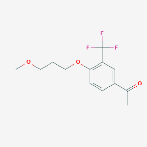 1-[4-(3-Methoxypropoxy)-3-(trifluoromethyl)phenyl]ethanone