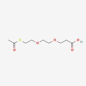 3-(2-(2-(Acetylthio)ethoxy)ethoxy)propanoic acid