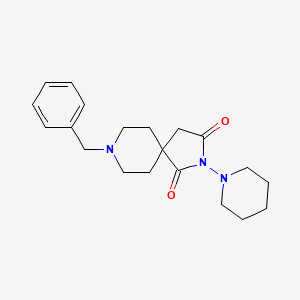 2,8-Diazaspiro(4.5)decane-1,3-dione, 8-benzyl-2-piperidino-