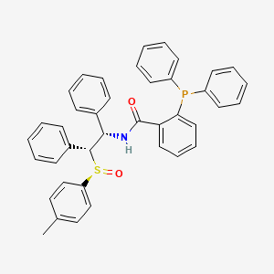 2-diphenylphosphanyl-N-[(1S,2R)-2-[(R)-(4-methylphenyl)sulfinyl]-1,2-diphenylethyl]benzamide