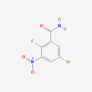 5-Bromo-2-fluoro-3-nitrobenzamide