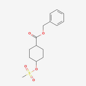 (1r,4r)-Benzyl 4-((methylsulfonyl)oxy)cyclohexanecarboxylate