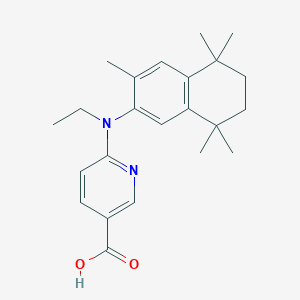 6-[Ethyl-(3,5,5,8,8-pentamethyl-6,7-dihydronaphthalen-2-yl)amino]pyridine-3-carboxylic acid