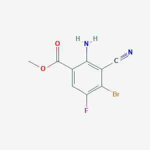 Methyl 2-amino-4-bromo-3-cyano-5-fluorobenzoate