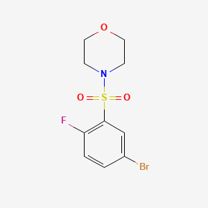 4-((5-Bromo-2-fluorophenyl)sulfonyl)morpholine