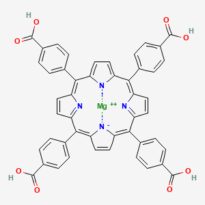 molecular formula C48H28MgN4O8 B14082482 magnesium;4-[10,15,20-tris(4-carboxyphenyl)porphyrin-22,24-diid-5-yl]benzoic acid 