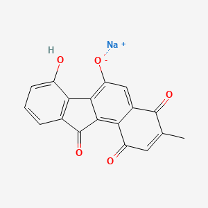 molecular formula C18H9NaO5 B14082485 Fluostatin A (sodium salt) 